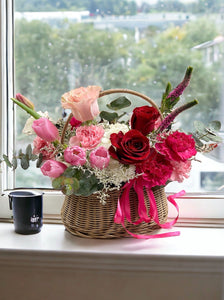 Love Blossom Basket | Valentine's Day Flowers