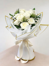 Load image into Gallery viewer, Dozen Roses Bouquet - pick your colour!
